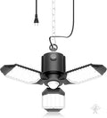 toberich Motion Sensor Garage Light Plug in, 8000LM Shop Light w/ 3 Modes by ToberichUltraBrightLight
