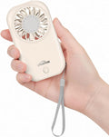 Handheld Mini Fan Small Personal Portable Speed USB Rechargeable Eyelash Fan by FashionCaring-MakeitYours