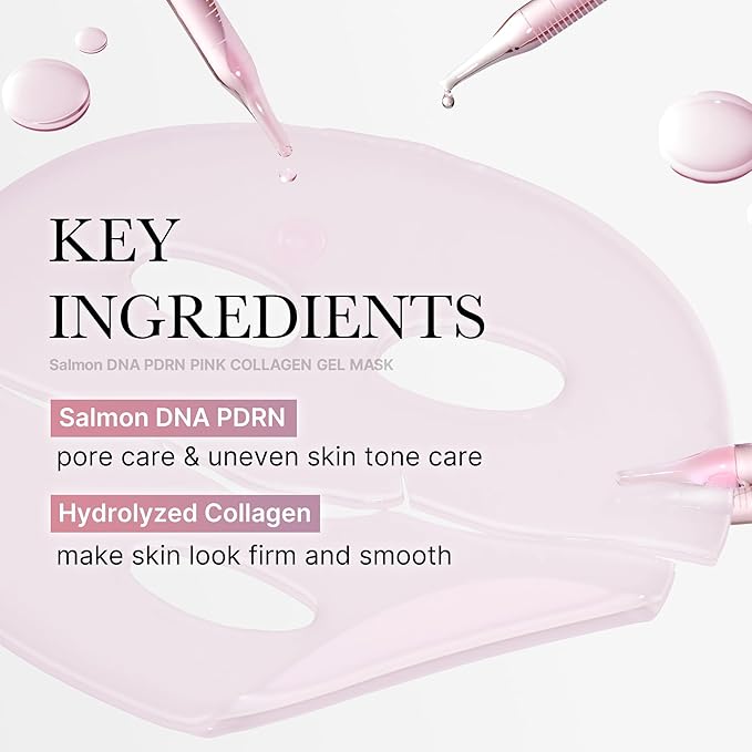 medicube Jelly Gel Mask with Salmon DNA PDRN Pink Collagen | Overnight Face Mask - Image 6