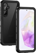 Lanhiem for Samsung Galaxy A35 5G Case, IP68 Waterproof Dustproof, Built-in by LanhiemHome