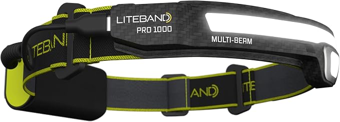 OPTIMAL VENTURES LITEBAND PRO Multi-Beam Rechargeable LED Headlamp, 1000 Lumens - Image 9
