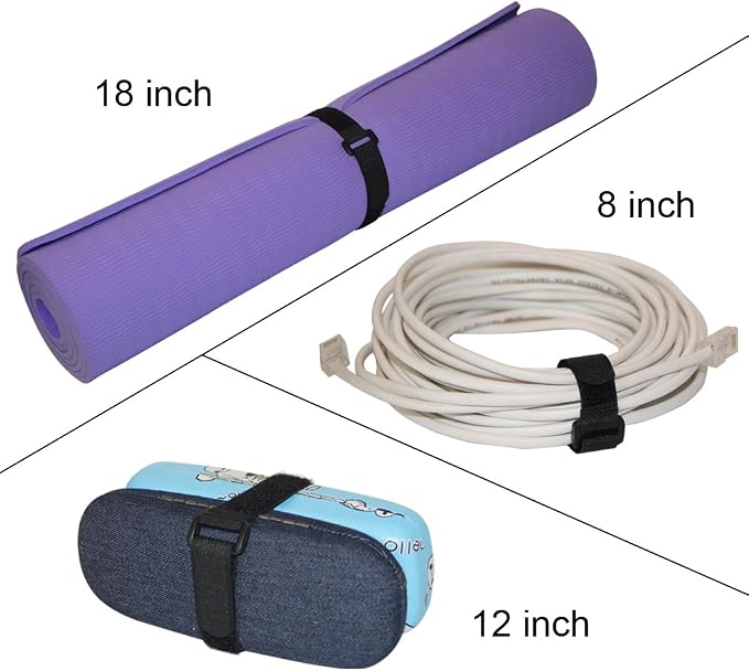 YiwerDer 32Pcs Reusable Fastening Cable Straps and Cable Ties - Image 6