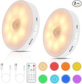 RGB LED Rechargeable Motion Sensor Light Indoor by MotionSensorLightIndoorforClosetCabinetKitchenRoomandmore