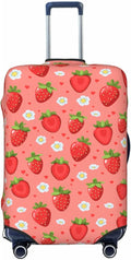 Cute Strawberry and Floral Print Elastic Luggage Cover, Suitcase Protector by XBFCDN