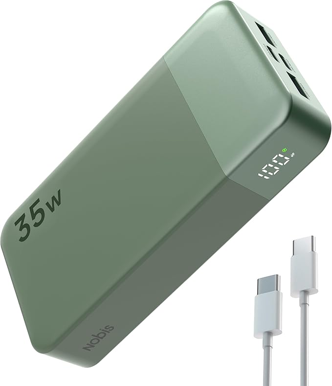 NOBIS Portable Charger, 20000mAh Power Bank, 35W Power Bank Fast Charging by NobisPowerbank