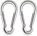 Locking Carabiner Clips, Stainless Steel Spring Snap Hook Locking Carabiner by Acquwistach