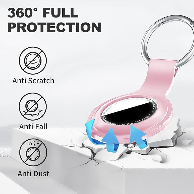 Linsaner Compatible with AirTag Case Keychain - Image 2