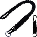 2 Pcs Heavy Duty Braided 550 Paracord Lanyard Keychain Set, Parachute Rope by MAGITATI