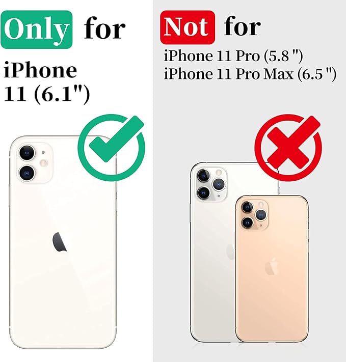 Cozycase Compatible with Waterproof iPhone 11 case, Built-in Screen Protector - Image 2