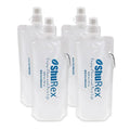 4 Pack 20oz/ 600ml Collapsible Water Pouch by Home