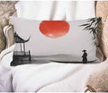 EKOBLA Throw Pillow Case 12x20 Inch Japan Traditional Japanese Painting Man by EKOBLA