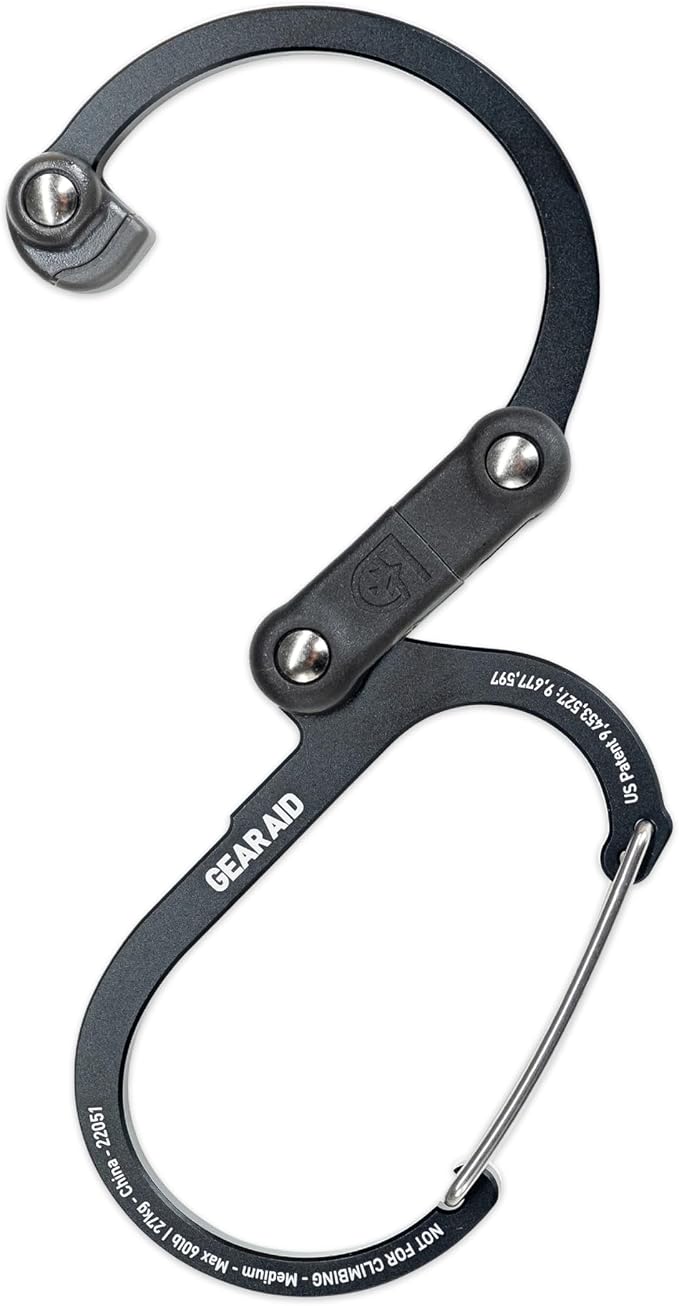 GEAR AID HEROCLIP 360° Swivel Carabiner Gear Clip and Hook - Image 2