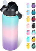 Fijinhom 32oz Insulated Stainless Steel Water Bottle, Wide Mouth Double Wall by Fijinhom