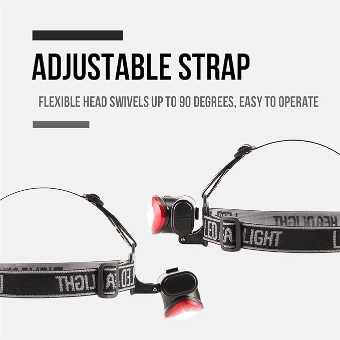 Lichamp Headlamp, 10 Pack 12 LED 3 Mode Portable Head Lamp Flashlight, Outdoor - Image 6