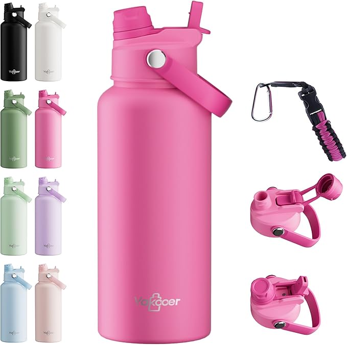 32oz Insulated Water Bottle by Yakooer