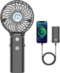 HandFan 5200mAh Portable Handheld Fan, Personal Hand Held Fan USB Rechargeable by HandFan