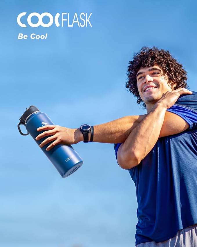 Coolflask Water Bottle 40 oz Insulated - Image 6