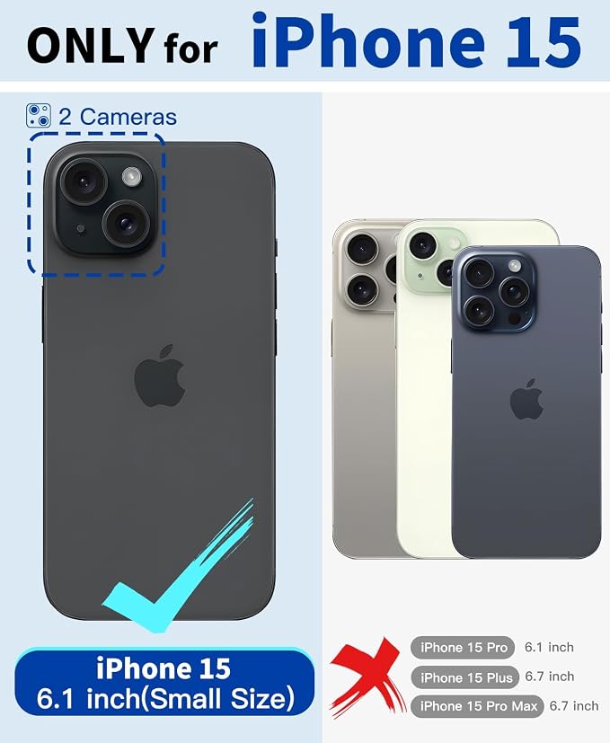 Beeasy for iPhone 15 Waterproof Case Compatible - Image 2