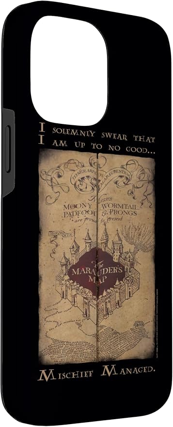 iPhone 14 Pro Max Harry Potter Marauder's Map Words Case - Image 3