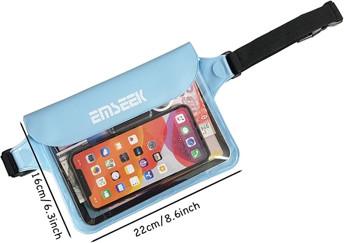 Waterproof Waist Pouch Dry Belt Bag Fanny Pack Keep Your Key Fob Wallet Kindle - Image 2