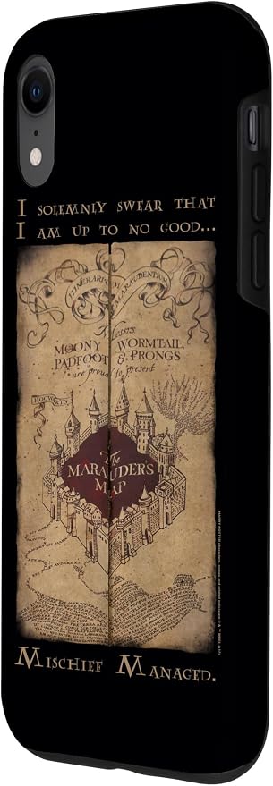 iPhone XR Harry Potter Marauder's Map Words Case - Image 2