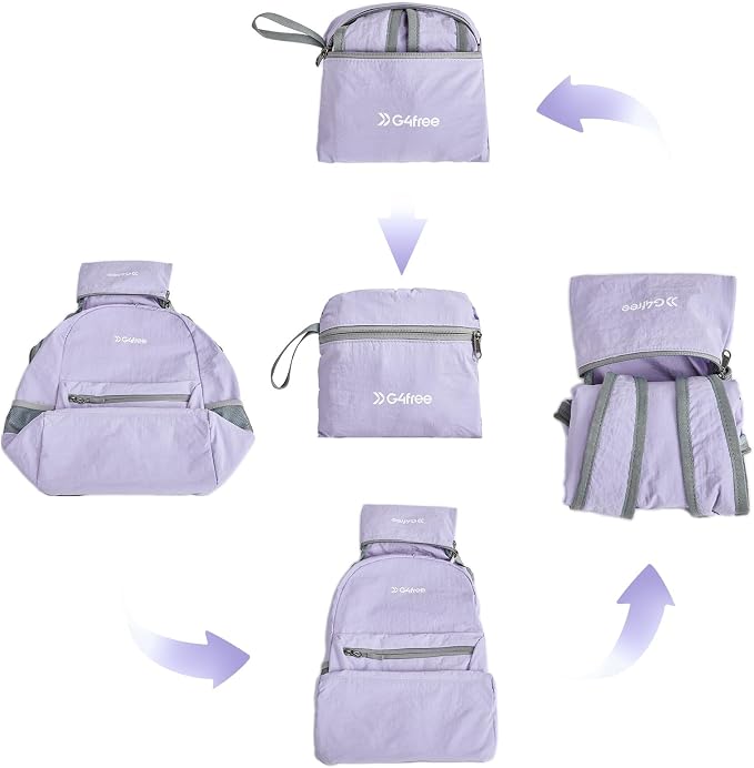 G4Free 20L Lightweight Packable Backpack Travel Hiking Daypack Foldable Backpack - Image 3