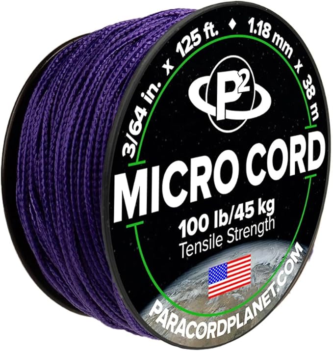 Paracord Planet Micro Paracord – Thin Braided Cord by ParacordPlanet