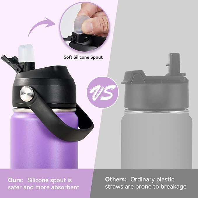 Fijinhom 24oz Insulated Stainless Steel Water Bottle, Wide Mouth Double Wall - Image 4