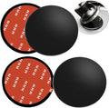 4 Pack 95mm Black Adhesive Dashboard Pad Mounting Disk, Mounting Disk by Unknown