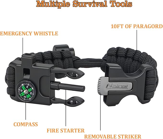 Paracord Survival Bracelet - Image 2