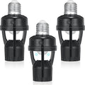 Hortsun 3 Pcs Motion Sensor Light Socket Smart Screw in Light Bulb Outlet by Hortsun