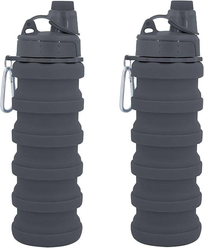 Collapsible Water Bottles Travel water bottle Sports Portable Sport Water by YCTMALL