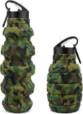 QiCheng&LYS Collapsible Water Bottle Sports Bottle 19.5OZ/580ml Travel Water by QiCheng%26LYS