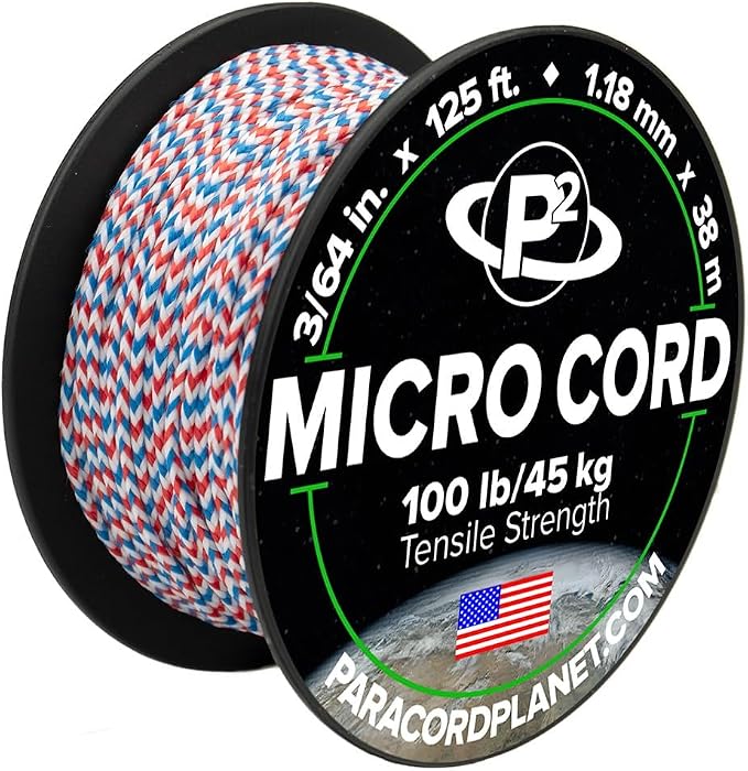 Paracord Planet Micro Paracord – Thin Braided Cord by ParacordPlanet