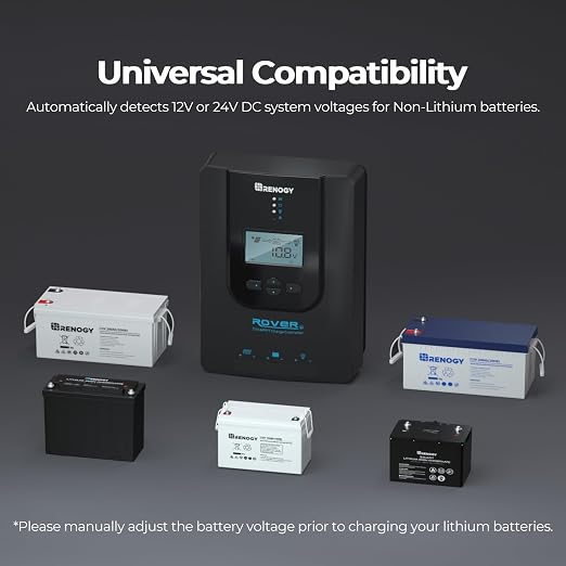 Renogy Rover 30A 12V/24V Auto DC Input MPPT Solar Charge Controller Parameter - Image 6