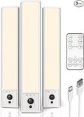 EZVALO 3-Pack Under Cabinet Lighting, 2400mAh Motion Sensor Light, LED Closet by EZVALO