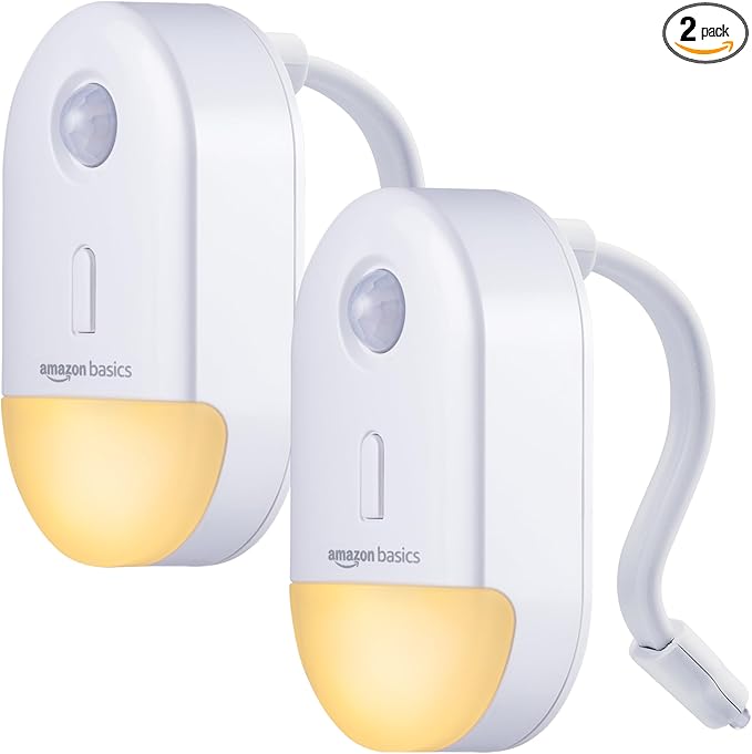 Amazon Basics Color Changing LED Toilet Bowl Motion Sensor Light, Battery by AmazonBasics