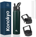 Konokyo Insulated Water Bottle 24oz Stainless Steel Sport Bottles by Konokyo