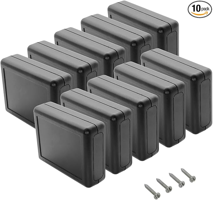 LeMotech Project Box 10 Pieces ABS Plastic Electrical Project Case Small by LeMotech
