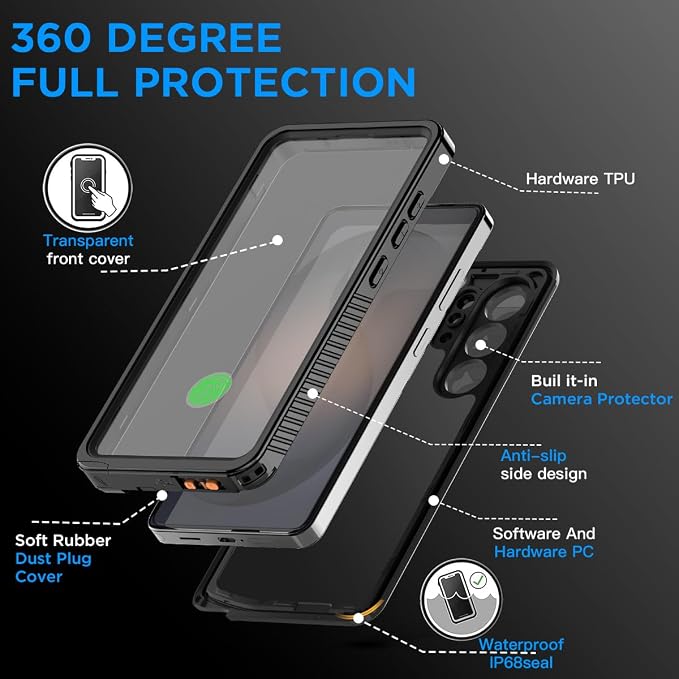 AICase for Samsung Galaxy S26 Ultra Case Waterproof - Image 3