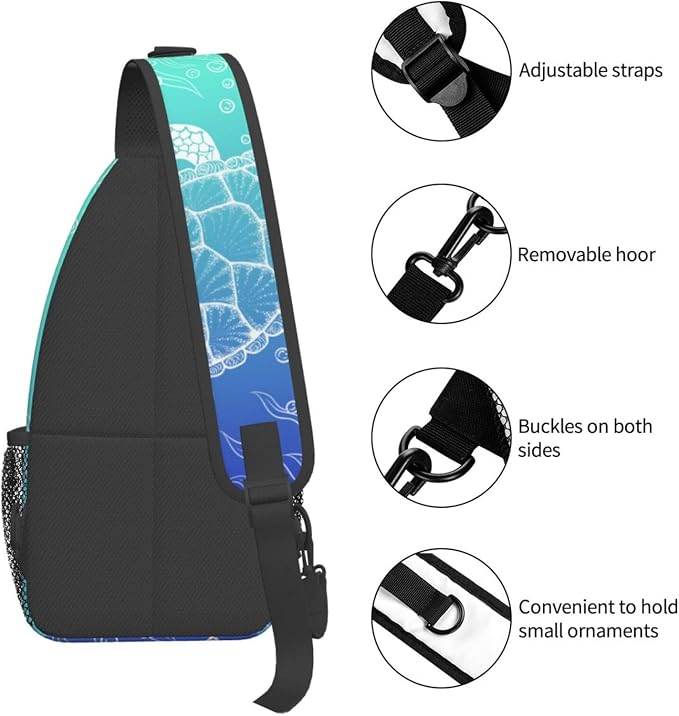 Sea Turtle Crossbody Sling Bags - Image 4