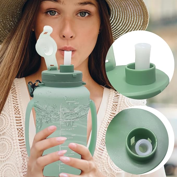 64oz Foldable Silicone Water Bottle - Image 8