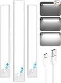 Under Cabinet Lights, 3200mAh Magnetic Dimmable Closet Lights, 6500K Wireless by Brightever