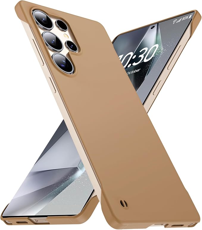 GRECAZO Slim Borderless for Samsung Galaxy S25 Ultra Phone Case 6.9" Ultra-Thin by GRECAZO