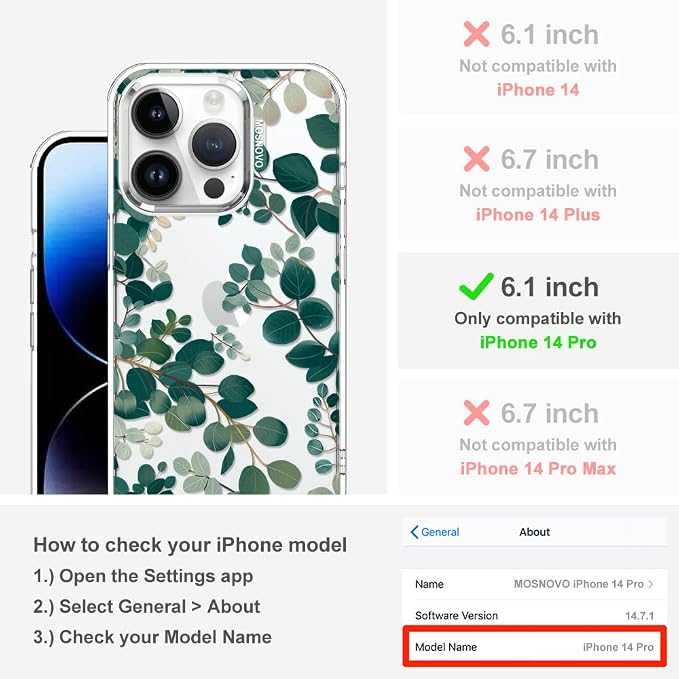 MOSNOVO Case for iPhone 14 Pro - Image 2