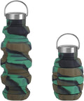 500ml Collapsible Water Bottles Silicone Motivational Bottle by Lovskoo