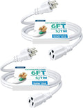 DEWENWILS 6ft Extension Cord, 16 AWG SJTW Weatherproof Power Cable by DEWENWILS