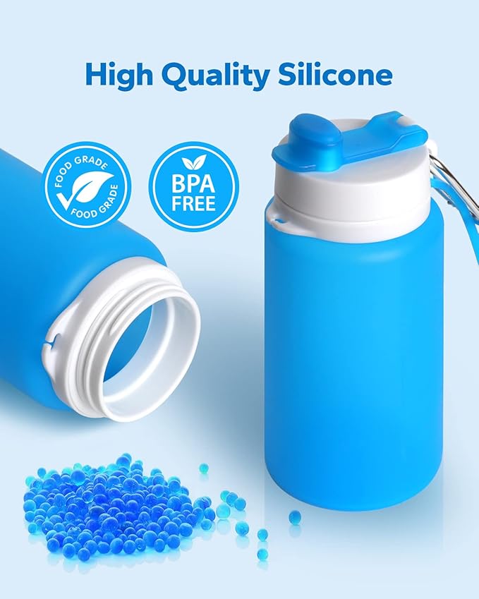 Collapsible Water Bottle, Portable Folding Bottle & Water Bottle - Image 2
