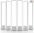 6 Pack Under Cabinet Lighting Wireless, 58 LED Rechargeable Battery Motion by BuyNow