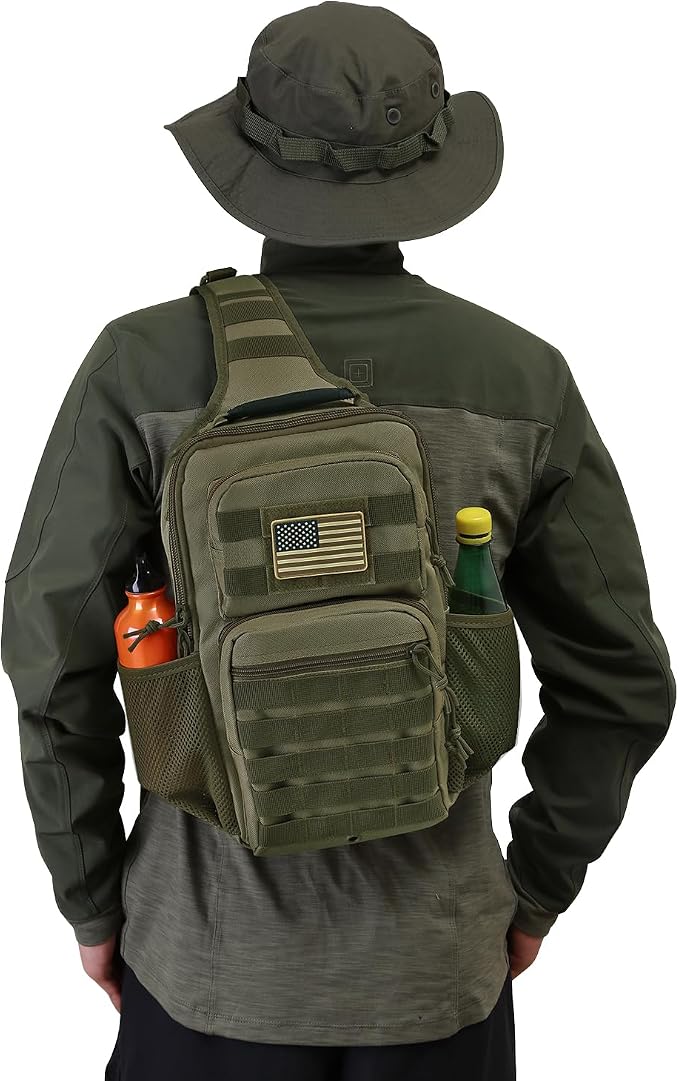 Rover Sling Pack Tactical Shoulder Sling Bag Backpack - Image 7